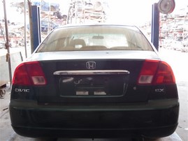 2002 Honda Civic EX Green Sedan 1.7L Vtec AT #A24925